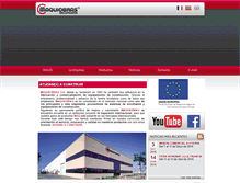 Tablet Screenshot of maquiobras.com